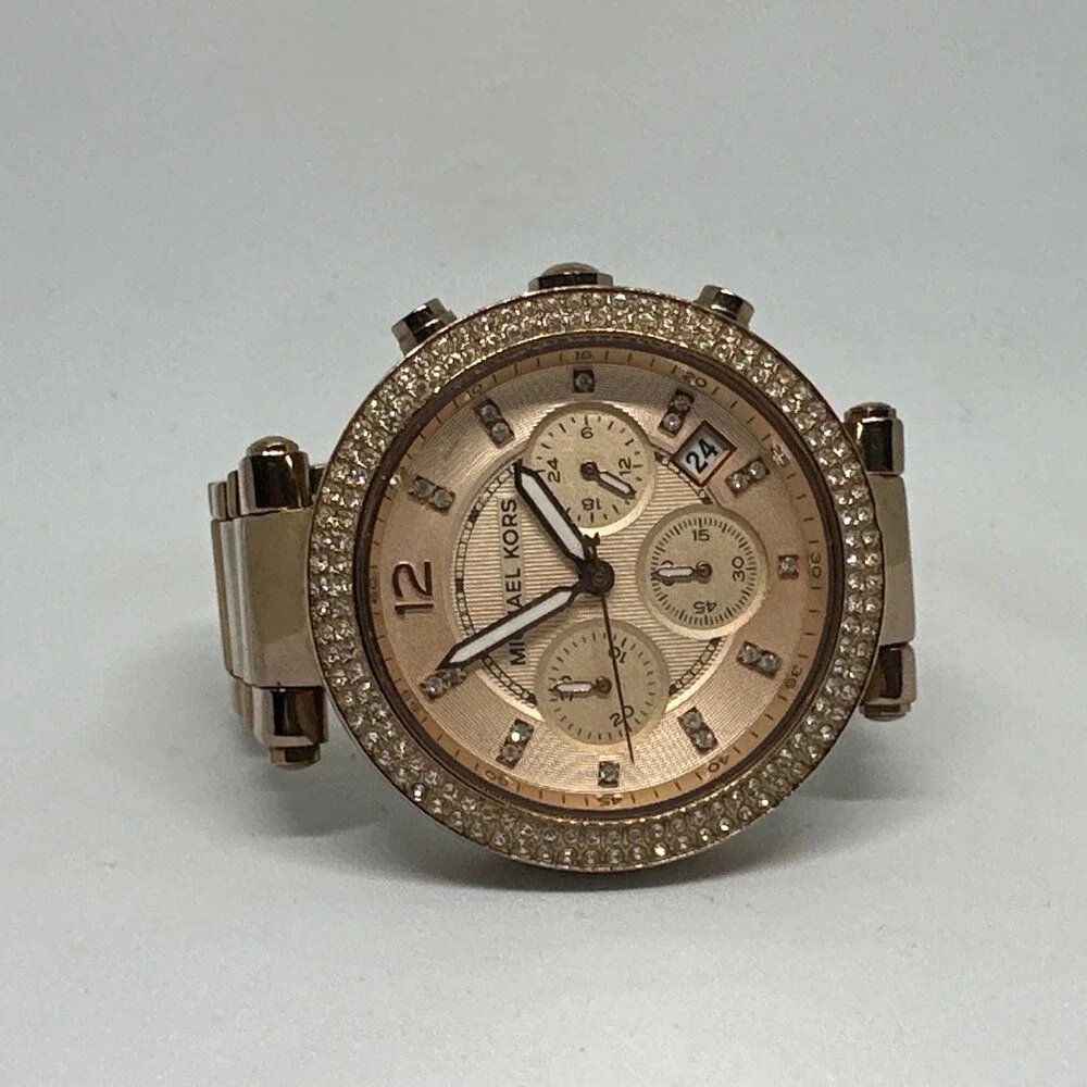Michael Kors Parker MK5538 Women Stainless Steel Analog Dial Quartz Watch HME545